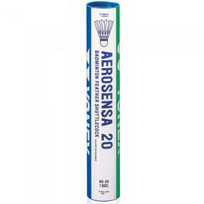 YONEX Aerosensa 20 Federball (Packung mit 12)