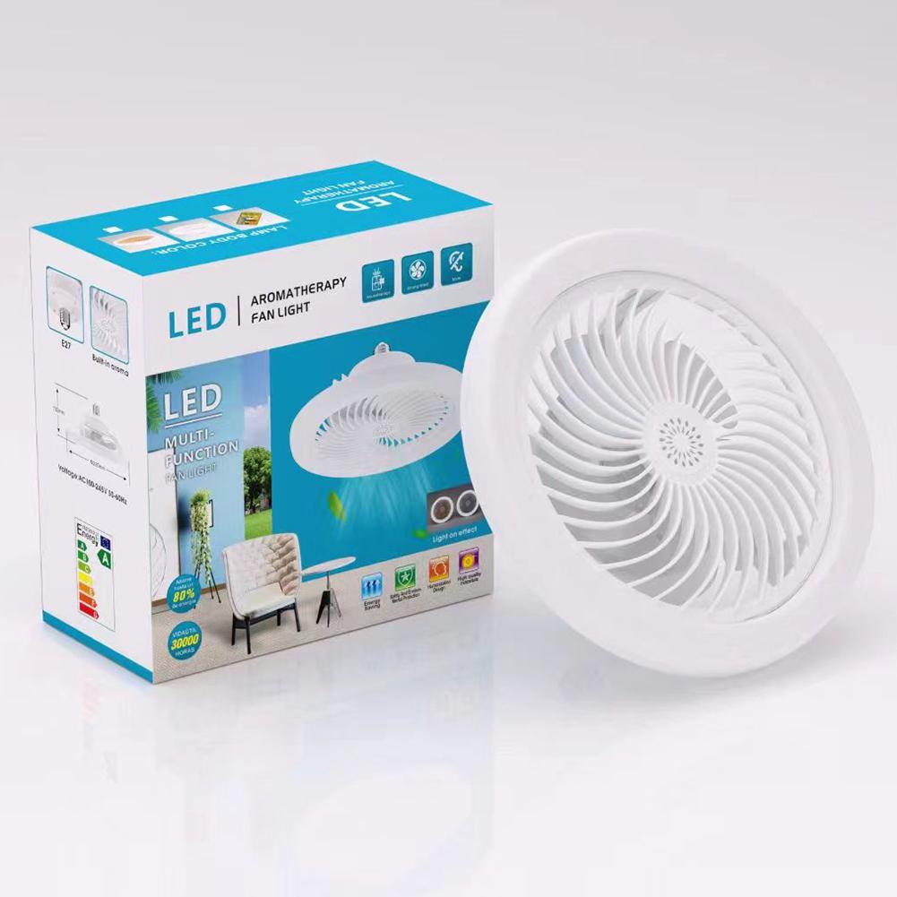 50W Ceiling Fan with Light Quiet Decorative Ceiling Fanlight ABS PP Ceiling Fan Light for Living Room Kitchen