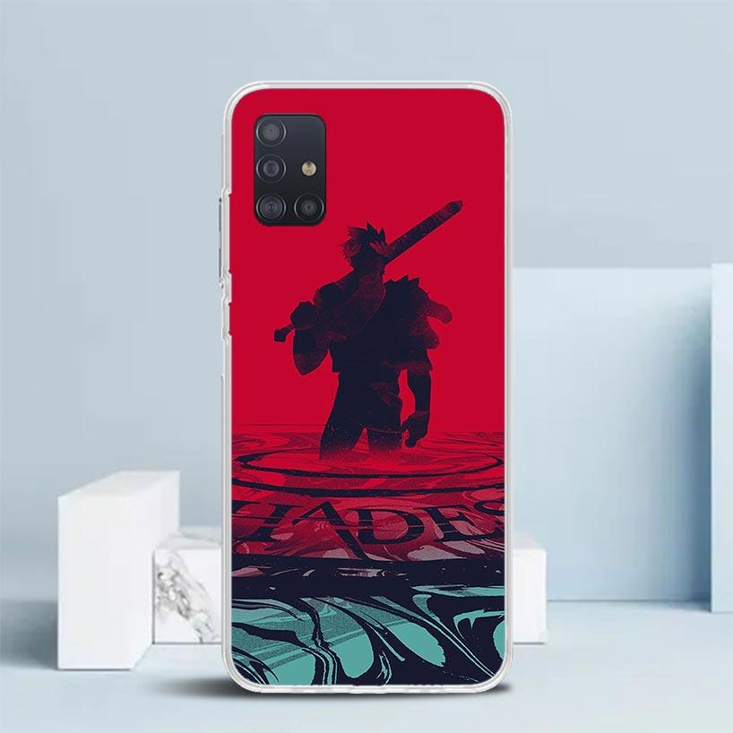 Game Hades Action Soft Cover for Samsung Galaxy A12 A22 A32 A52 A72 A02S Phone Case Note 20 Ultra 10 S10 Plus A51 A71 A50S A20S