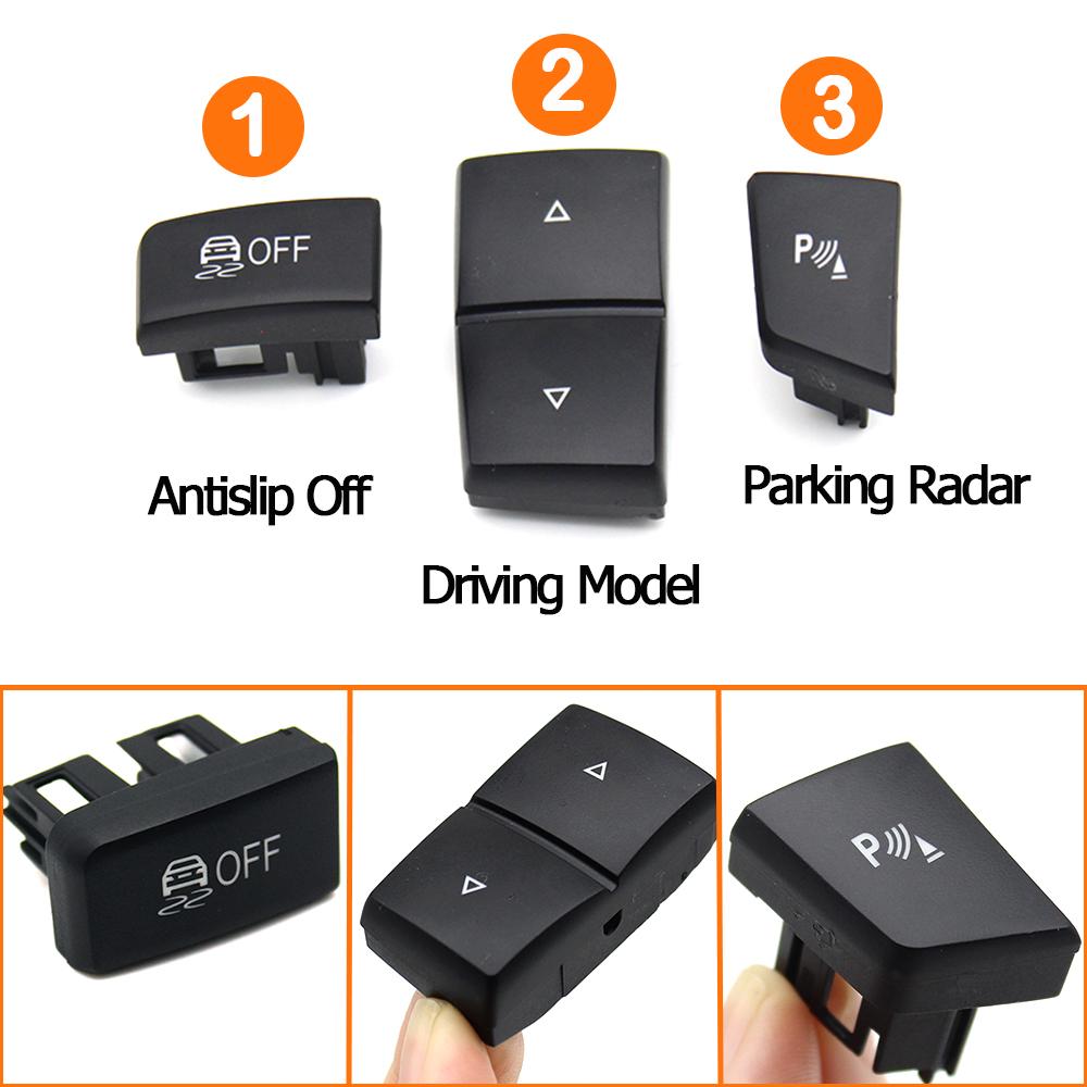 Interior Car Antislip OFF Sport Model Radar Parking Switch Button For BMW 5 6 X3 X4 Series F10 F11 F06 F12 F13 F25 F26 613192678