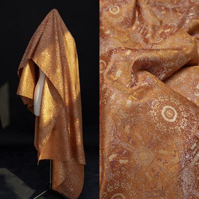 100x150cm Chinese Style Song Brocade Jacquard Satin Fabric for DIY Sewing Top Waistcoat Cheongsam Dress Lustrous Clothing Fabric