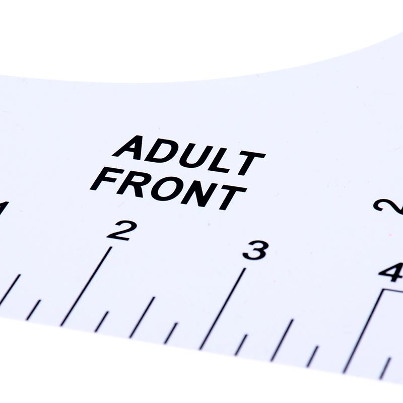 8 stk T-skjorte linjalguide V-halsjusteringsverktøy til senterdesign Måling