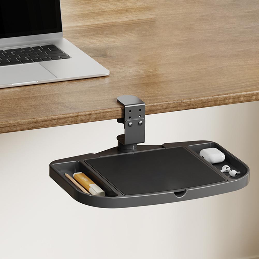 Adjustable Clip On Pad Rack for Desk Storage Multifunctional Organizer with 3 Height Settings for Office Supplies