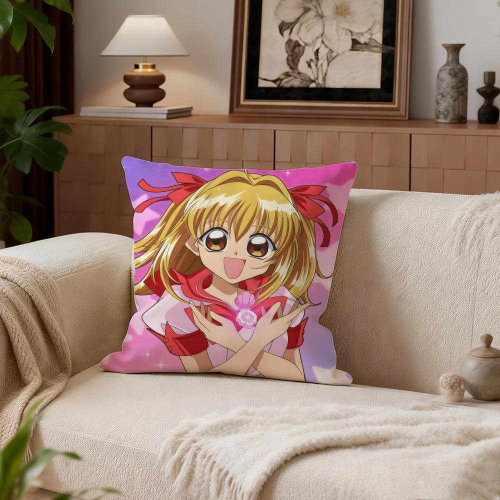 Mermaid Melody Pichi Pichi Pitch Cushion Cover Cushion Cover Set 4Pcs 50x50 45x45 40x40 Pillowcase Decorative Sofa Home Decor