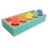 Non-Toxic Children'S Wooden Color Shape Classification Box Geometric Cognition Training Teaching Aid Table Game Educational Toys For Kids