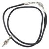 CHROME HEARTS Stack dagger Bracelet Cotton cord black Silver 3.0g unisex Used