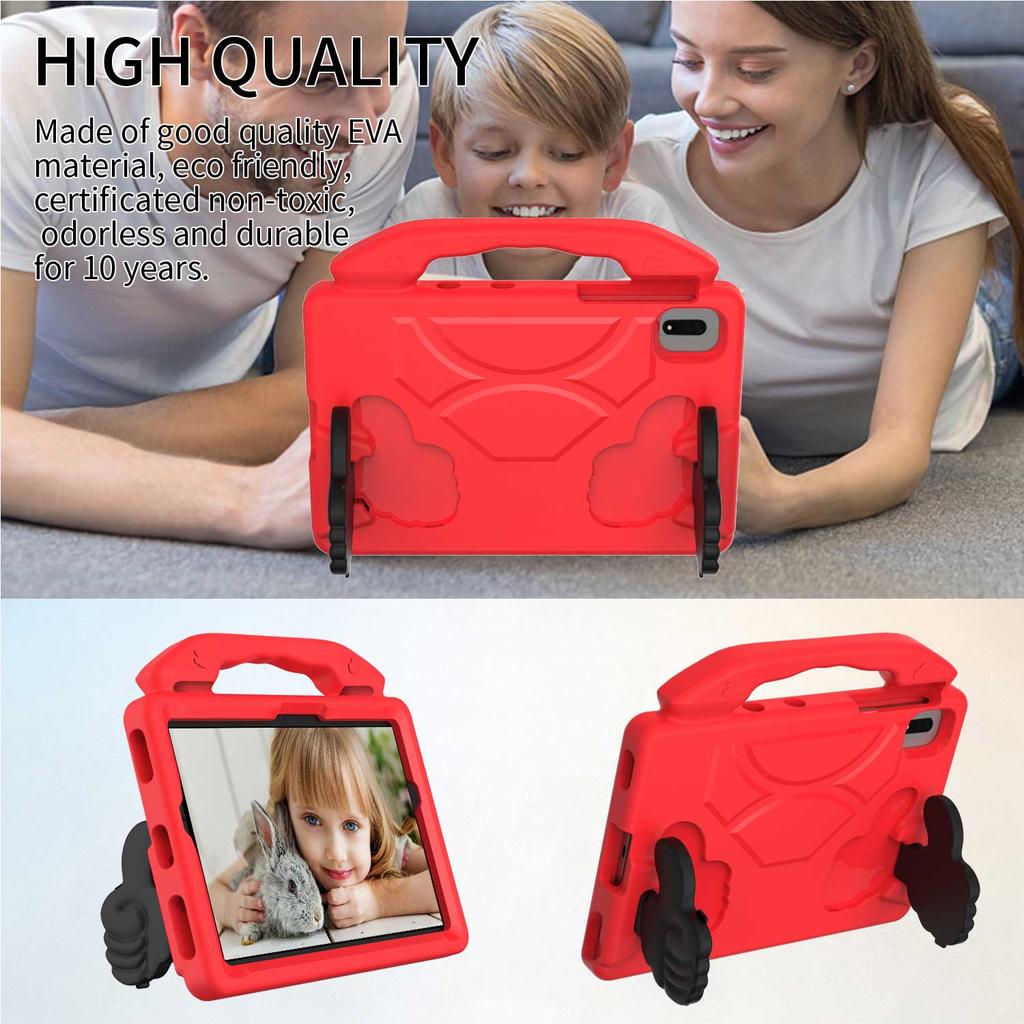 Kids EVA Case for Pad 5 6 Pro 11 inch Redmi Pad SE 11" Shockproof Thumbs Up Stand Tablet Cover for Pad 5 6