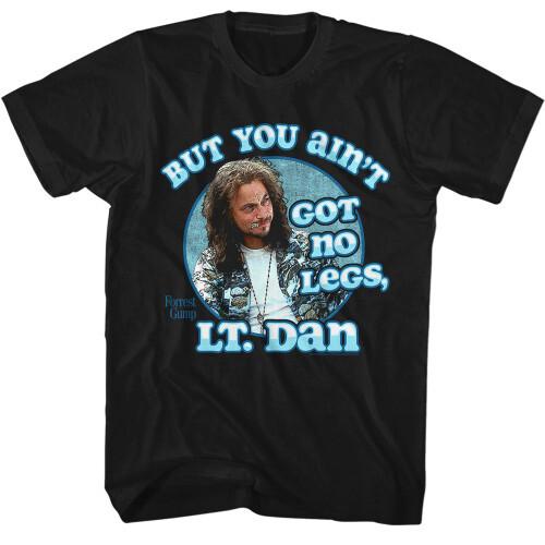 Forrest Gump Got No Legs Black T-Shirt Unisex T-Shirt XL