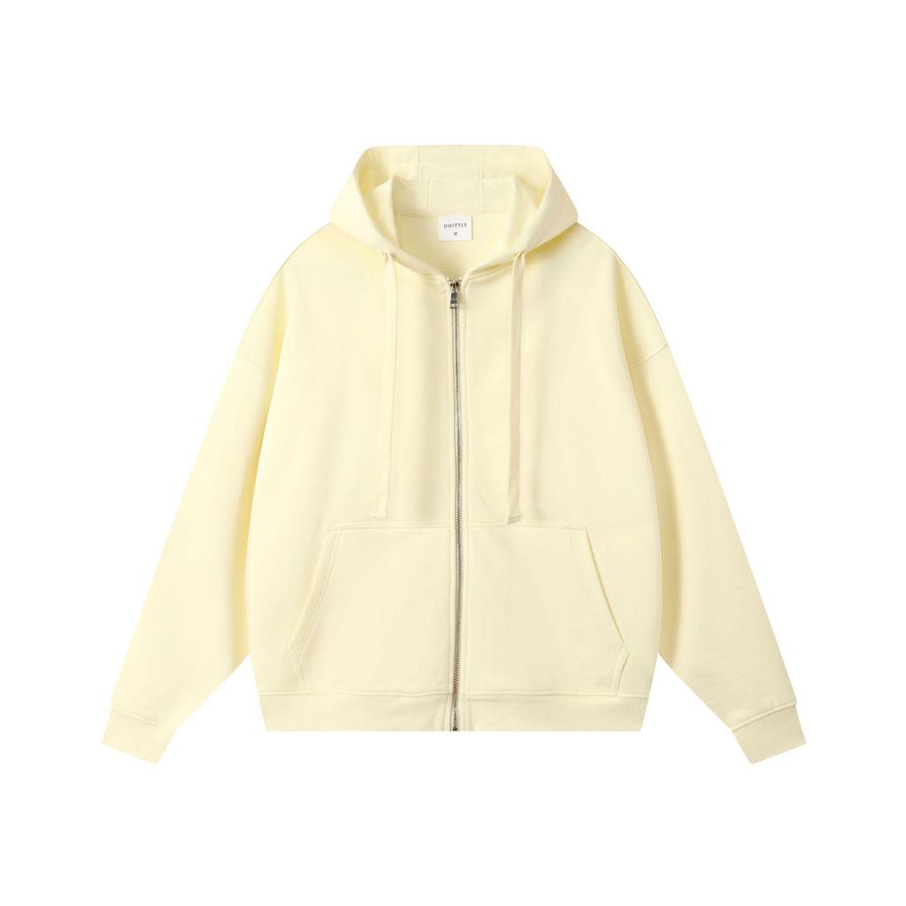 Heavyweight 380g Round Neck Pullover Sweatshirt – Autumn/Winter Trend, Drop Shoulder, Thick Long Sleeve Outerwear