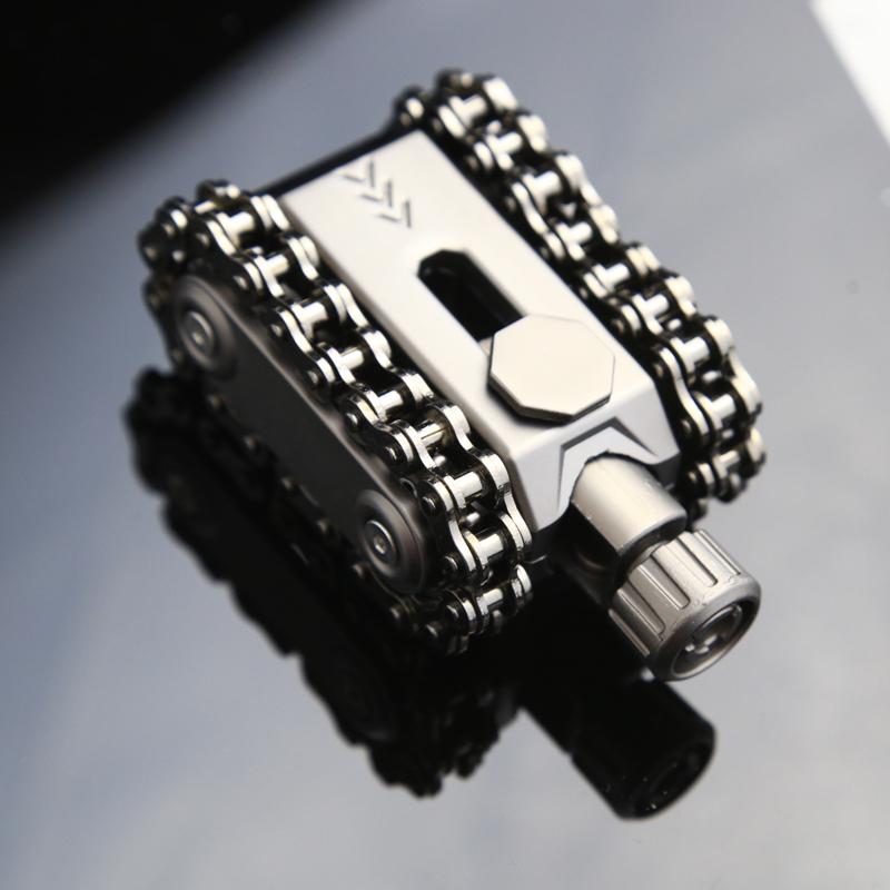 Novel Tank Roller Fidget Toy Magnetic Push EDC Fidget Toy  Adult Metal Stress Relief Toy ADHD Anti-Anxiety Toy Desk Toy Gift