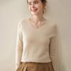 Women's Soft Lamb Cashmere Sweater: Versatile, Loose-Fit Base Layer for Autumn and Winter 