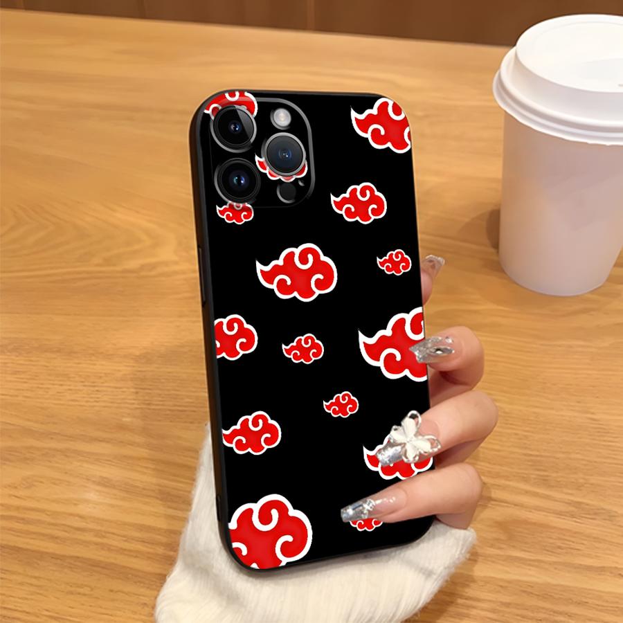 Soft Back Phone Cover Case for iPhone 7 8 SE X XS XR 12 17Air 14 15 Plus 13 Mini 17 16 Pro Max 11 Akatsuki Cool Cloud