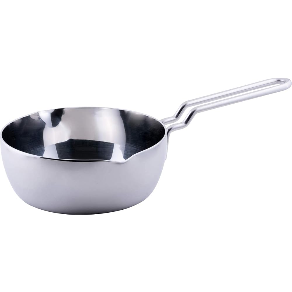 Miyazaki Seisakusho Geo Yukihira Pot 18cm Made in Japan IH Compatible All Heat Source Compatible 15