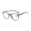 European and American frame new fashionable reading glasses large round frame anti-blue reading glasses