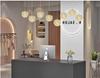 Luxury Crystal Pendant Light: Elegant Wrought Iron Hallway & Entrance Wall Lamp