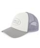Eondeokeonteulol Summer Mesh Sunblock Logo Color Block Ball Cap Unisex Baseball Cap Uc Circle / Mesh Trucker B B / P Grey