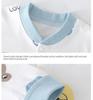 Combed Cotton Long-Sleeved Baby Romper for Newborns - Spring & Autumn
