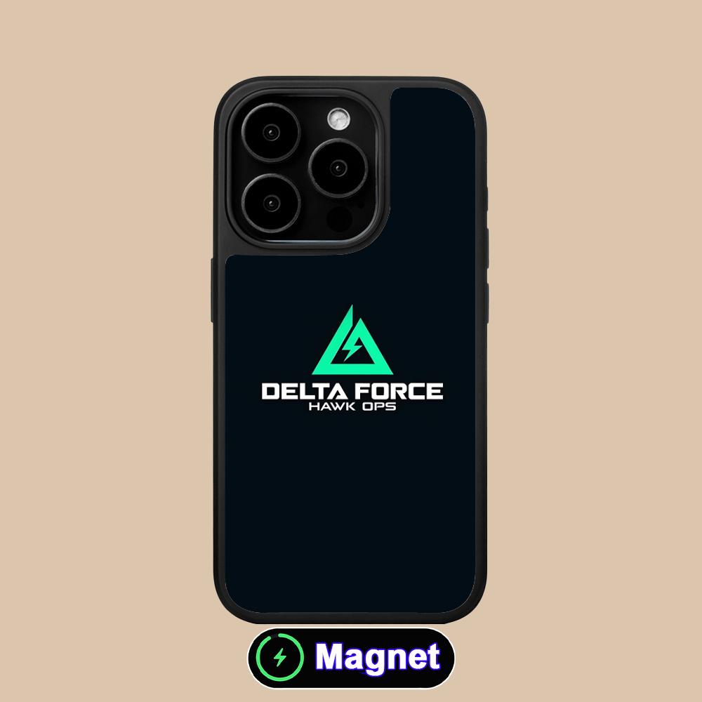 Game Delta Force Matte Surface Magsafe Mobile Phone Case for iPhone 17 16 15 14 13 12 11 Air Pro Max Plus Colorful Cover
