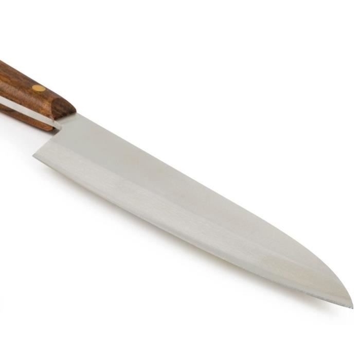 ARCOS Nordika - Couteau ' Deba ' (170 mm) - Acier Inoxydable Nitrum® / Bois d’Ovangkol