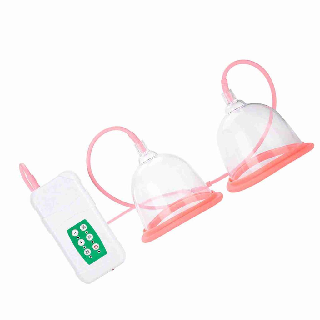 Powerful Vacuum Breast Enlargement Machine Electric Double Cup USB Charging (  Cup)