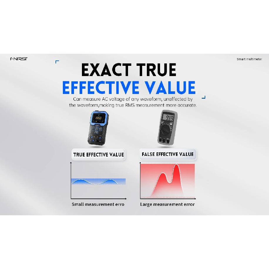 FNIRSI DMT-99 Digital DMM 9999 Counts Smart Professional Tester 1000V 10A True RMS Auto Range AC DC Ohm Hz Capacitance