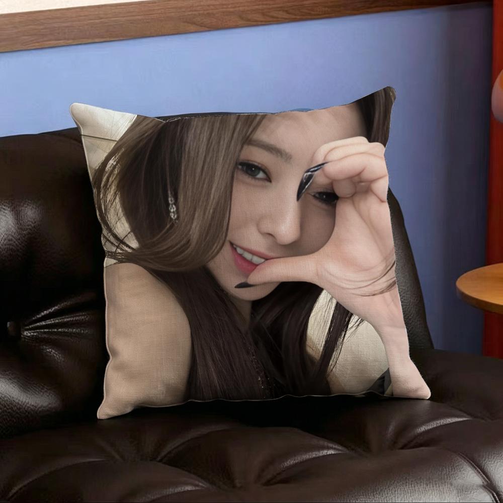 Music Y-Yuna Cushion Cover Home Decor Cushion Cover Soft Throw Pillowcase for Sofa Bedroom Outdoor Use