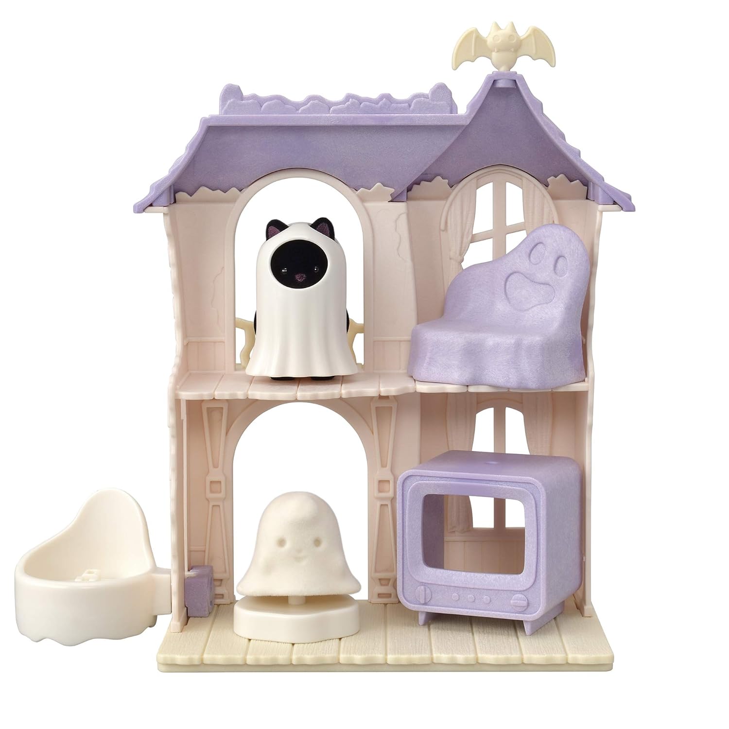Sylvanian Families Amusement Park Attraction Doki Haunted House Set Co-67 ST Mark Certification Ages 3 Up Toy Dollhouse EPOCH