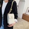 Mobile Phone Bags  Rhombus Chain Shoulder Cross Body Cellphone Sling Bag
