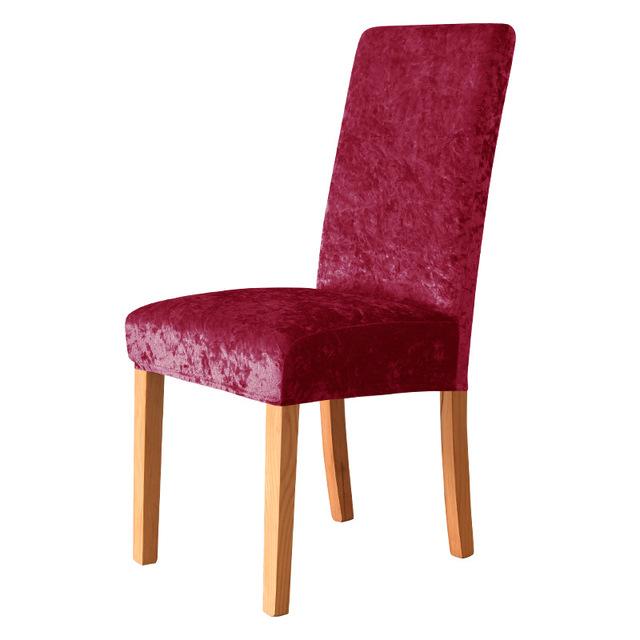 Shiny Fabric Chair Cover Used For Dining Room Kitchen Wedding Banquet Event Spandex Elasticized Chair Covers Exquisite New Home Decor Seat Case