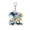 New Game Cookie Running Acrylic Fun Keychain Shadow Milk Pure Vanilla Cookie Pendant Keyrings Fans Gifts Bag Hanging Accessories