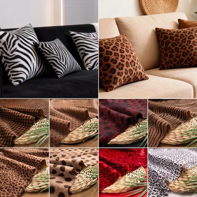 50x50cm High End Imitation Mink Fur Plush Fabric for Clothing Animal Pattern Handmade DIY Accessories Cloth Sewing Material