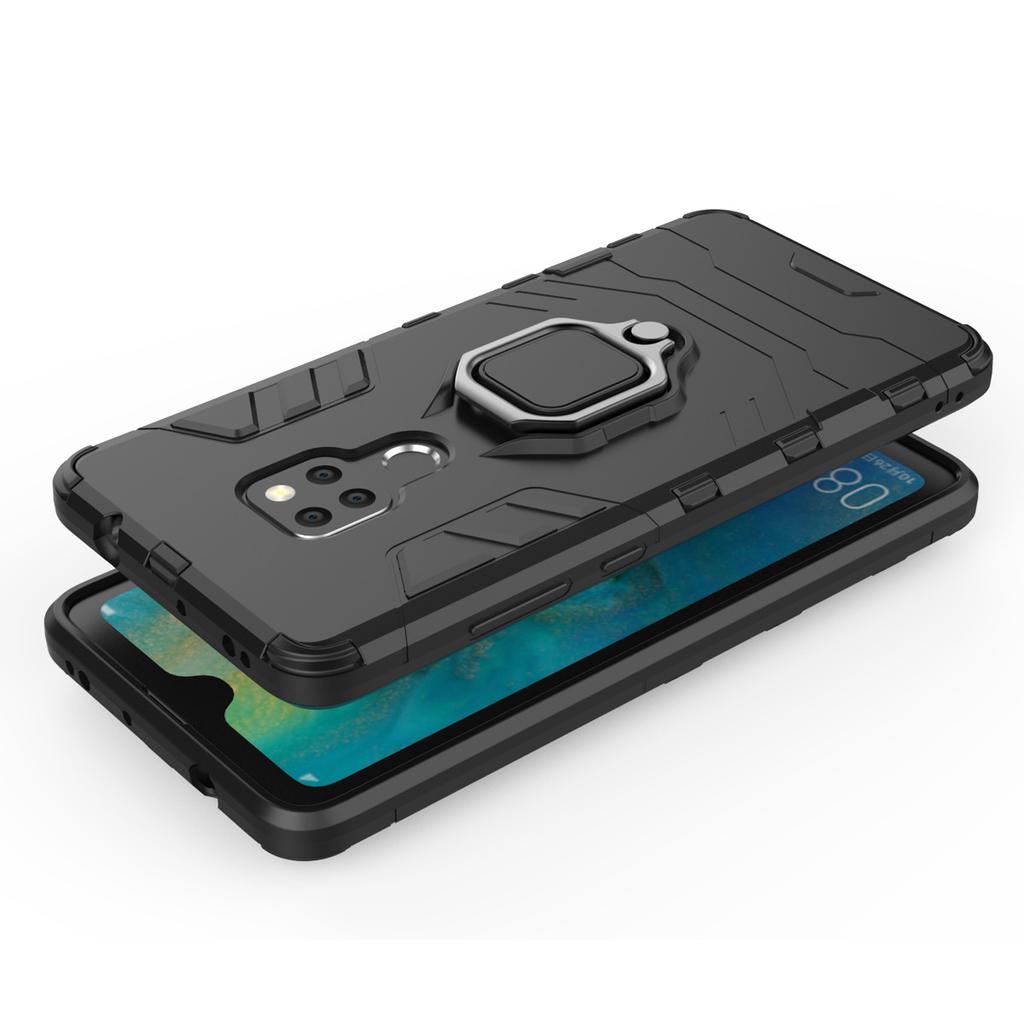Applicable To Huawei Mate20 Black Panther Mobile Phone Case mate20Pro Anti-drop mate20X Ring Bracket Protective Case