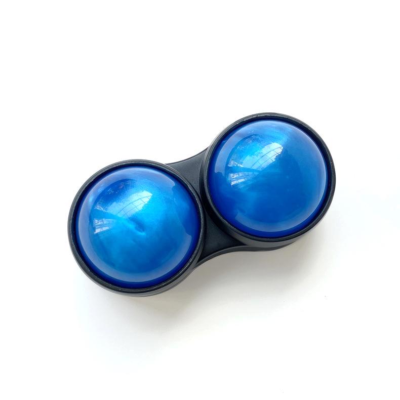 Dual Roller Resin Massage Ball for Muscle Relaxation and Fitness