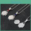 H2o In Footprints The Sand Simulated Diamond Gemstone Oval Pendant Necklace