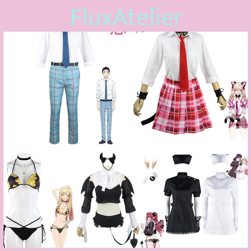 High-quality My Dress-up Darling Cosplay Outfit Easy-to-match Wakana Gojo Shirt Pant With Tie Belt