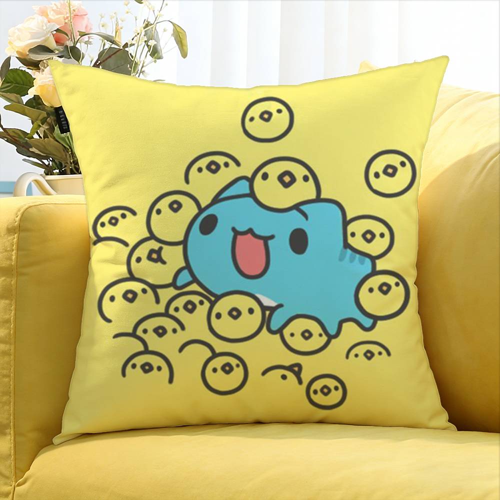Anime B-Bugcat CapooS World Various Sizes Square Pillow Case For Car Home Bedchamber Decor