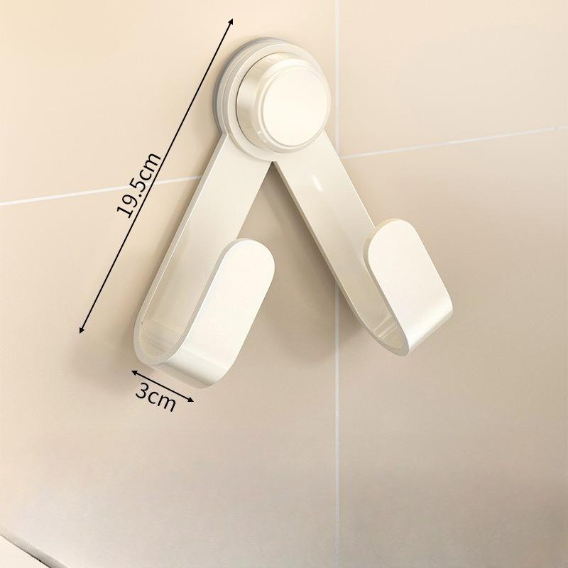 No Drill Suction Cup Kitchen Pot Lid Holder Rotating Wall Mounted Storage Rack Multi-Purpose Cutting Board Organizer