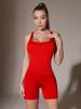 Women's Seamless Yoga Bodysuit - Cross Back, Hip-Lift, One-Piece for Spring/Summer Fitness & Running