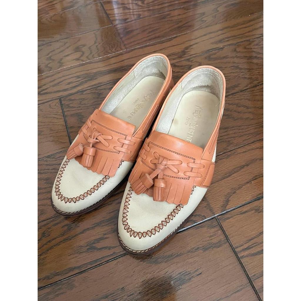 Used Yves Saint Laurent Tassel Loafers Two-tone