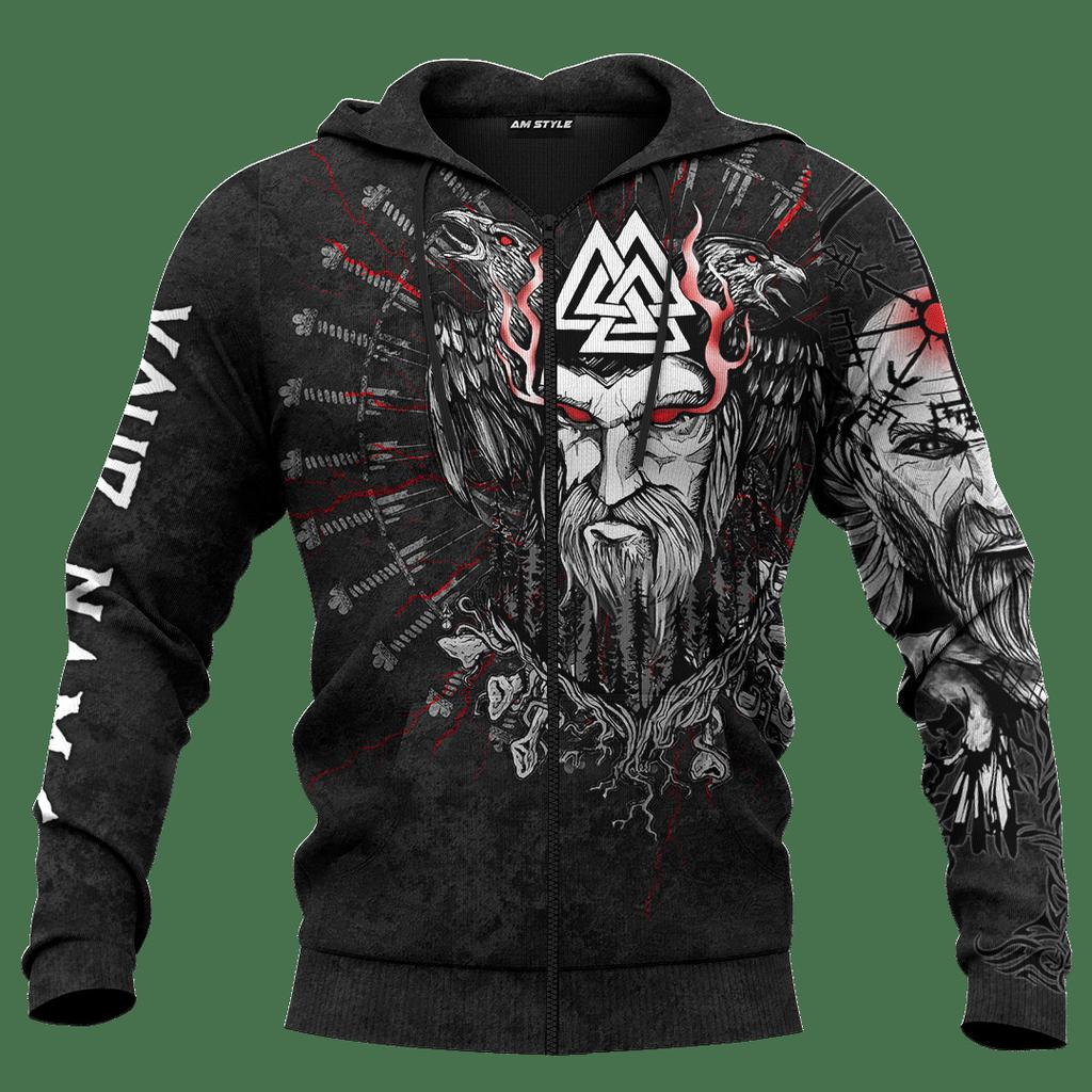 Men's Jacket Comfortable and Casual Long-sleeved Loose Top 3D Digital Tattoo Printed Sweatshirt