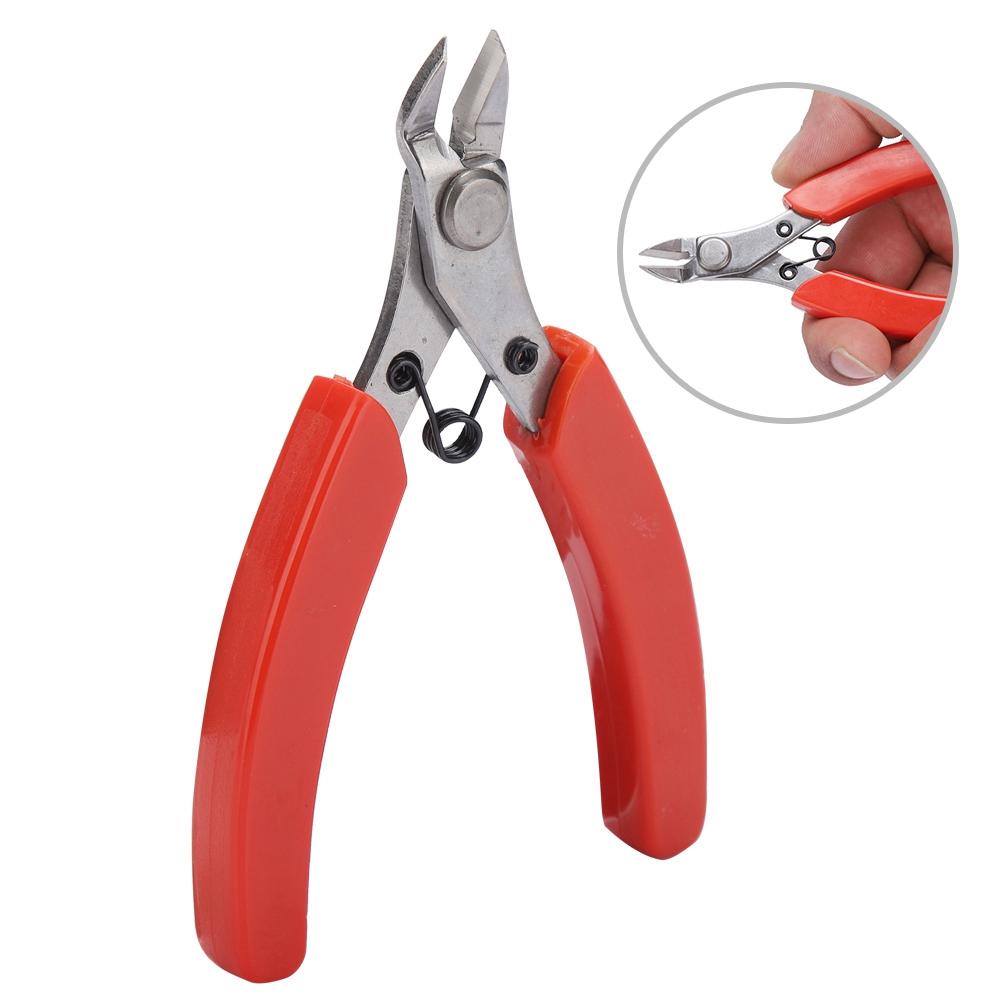 107F1 Electronic Diagonal Pliers Cable Side Cutting Nippers Wire Cutter Hand Tool L