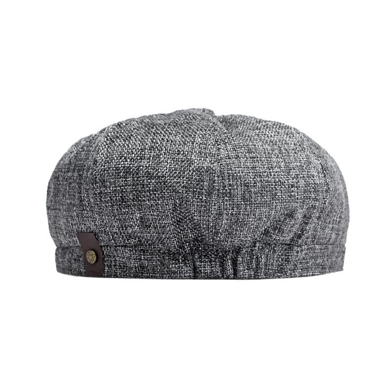 Retro Classic Herringbon Beret Hat for Men Beckham British Newsboy Cap Octagonal Hats Flat Caps Painters Hats
