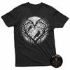 Raven Heart Tree Gothic Nature T-Shirt