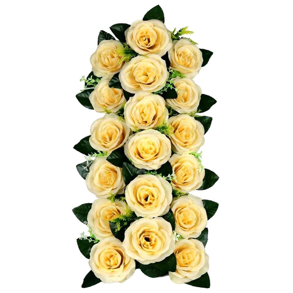 Rose Row Artificial Rose Flowers Flower Wall Shooting Prop Fake Flowers Lintel Flower Floral Decoration Wedding Arch Flower