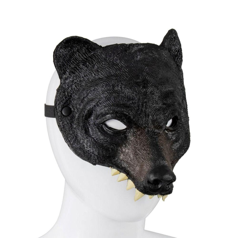Realistische Bärenmaske Neuheit Tierkopfmaske Halloween-Maske Osterkarnevalsparty