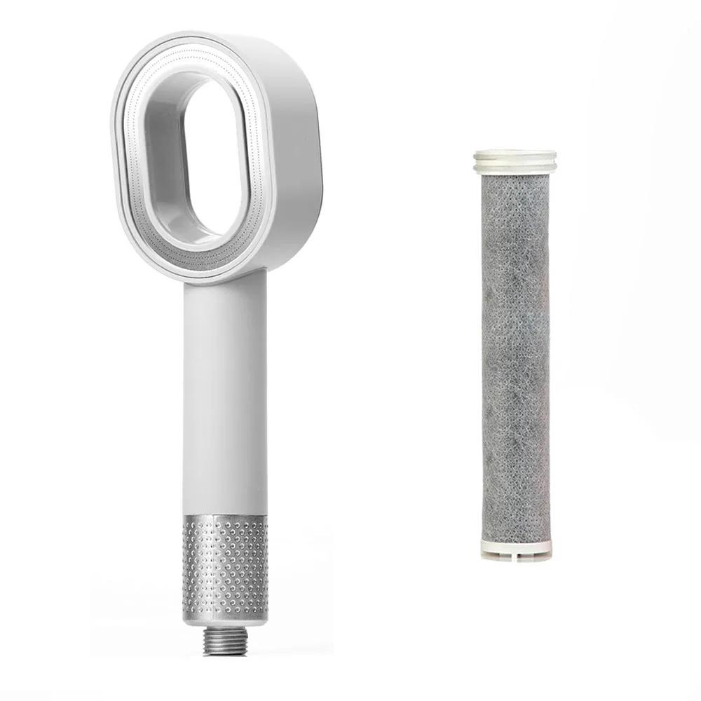 New High Pressure SPA Shower Head Water Saving Handheld Rainfall Bathroom Accessories Anion Filter Shower