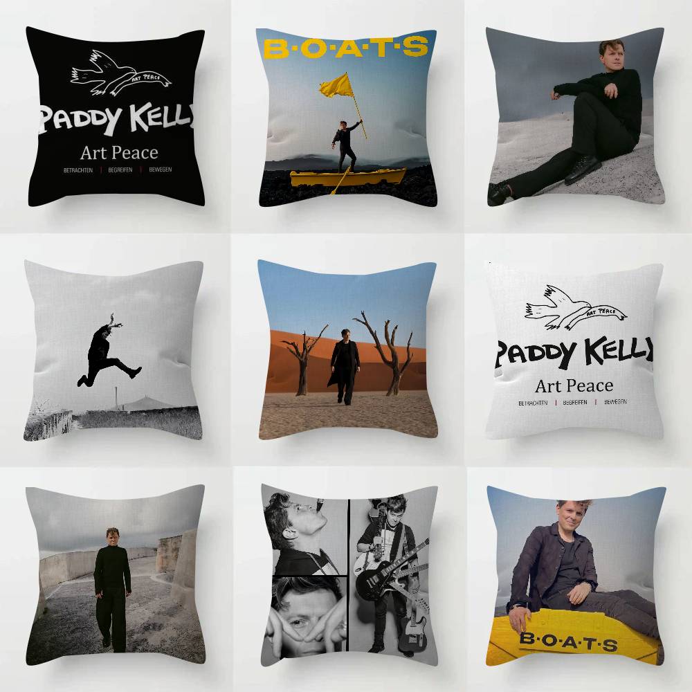 Singer Michael Patrick Kelly Traces Cushion Cover Pillowcase Upholstery Sofa Throw Pillow Home Decor Pillowcas