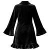 Women's Long Sleeve Collared Dress for Casual Work and Everyday Wear