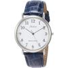 Citizen Q&Q Analog Waterproof Watch Leather Strap Q996-324 Men's White Navy