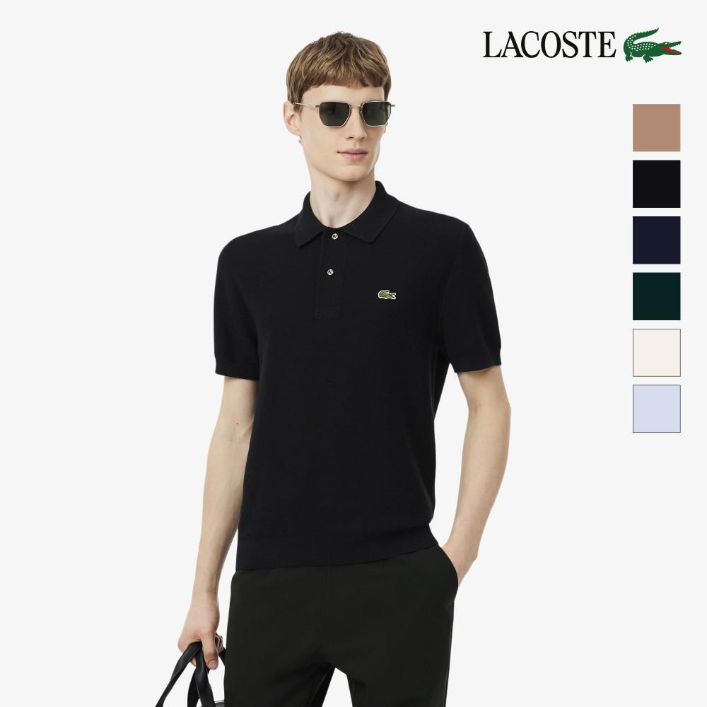 [Lacoste] Мужской короткий джемпер-поло Links-Links AH1043-56G Black(031)-003